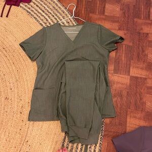 Olive green jogger set